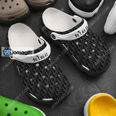 christian dior crocs|designer fabric for crocs.